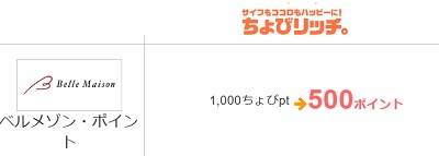 ベルメゾン ちょびリッチ