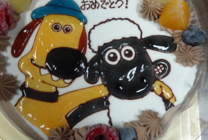 お祝いケーキ、キャラクターケーキ、