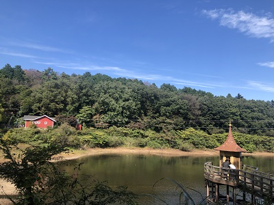 ムーミバレーパーク水浴び小屋