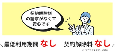 BIGLOBE WiMAX最低利用期間も契約解除料もなし