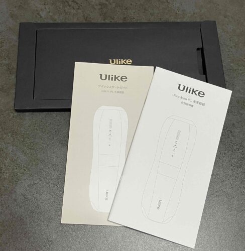 Ulike Men(ユーライクメン) 光美容器取扱説明書