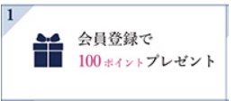 THE KISS(ザ・キッス)新規会員登録ポイント