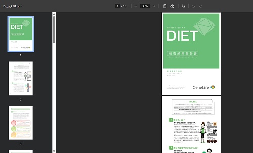 ジーンライフダイエット 結果見方