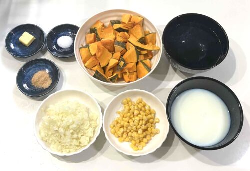 サンコースープメーカーかぼちゃスープ作り方