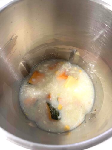 サンコースープメーカーかぼちゃスープ作り方